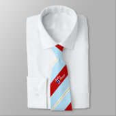 バトンルージュ（ルイジアナ）市旗ネックタイ ネクタイ (タイ)