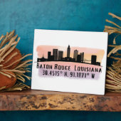 バトンルージュLAシティスカイライン フォトプラーク (側面)