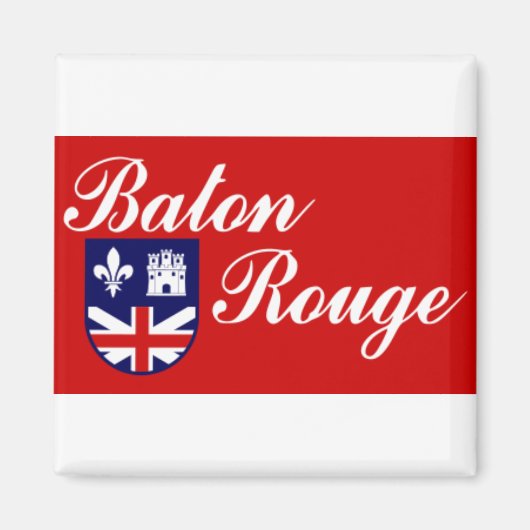 バトンルージ ルイジアナ州 マグネット (正面)