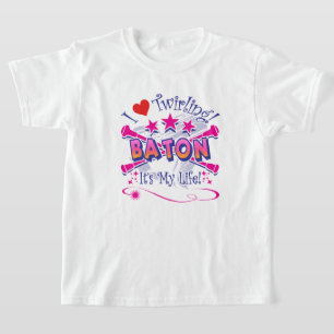 バトン回し、回すのが好き、バトン Tシャツ