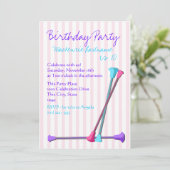 バトン誕生日 招待状 (スタンド正面)