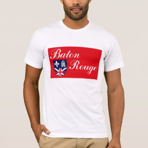 バトン・ルージュの旗のTシャツ Tシャツ