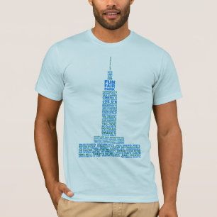 バトン・ルージュ-淡いブルーの人のティー--を覚えています Tシャツ