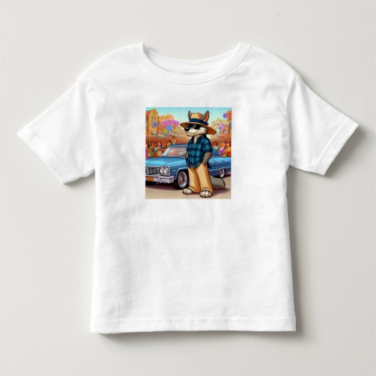 バト・ロボ "ニューイヤー" トドラーTシャツ (正面)