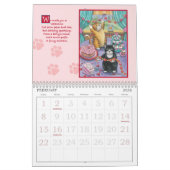 バドとトニーの登場する季節の猫カレンダー カレンダー (2月 2026)