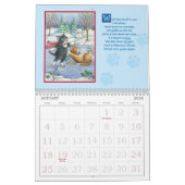 バドとトニーの登場する季節の猫カレンダー カレンダー (1月 2026)