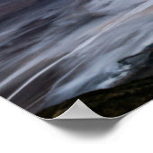 バドウォーター盆地の果てしなく続く地平線 ポスター (角)