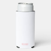 バドクールス母の強い母のマ独身のースクリプトピンク スリム缶クーラー (Seltzer裏面)