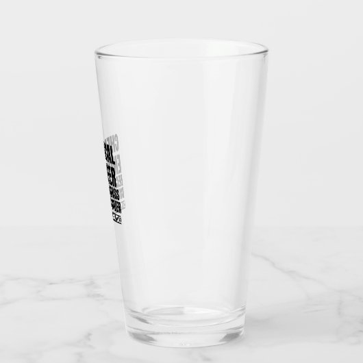 バドスの奇跡の労働者が化学エンジニア タンブラーグラス (左)