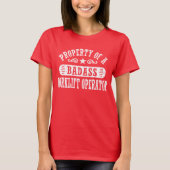 バドフオークリフト事業者の財産 Tシャツ (正面)