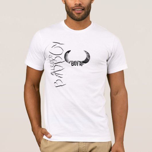 バドボーイ容疑者が木の雄牛でティーを破壊した Tシャツ (正面)