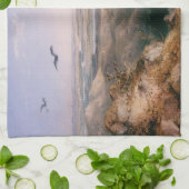 バドマーによるイエローストーンとミズーリの接合 キッチンタオル (折り畳み)