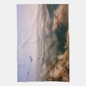 バドマーによるイエローストーンとミズーリの接合 キッチンタオル (縦)