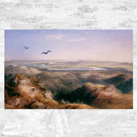 バドマーによるイエローストーンとミズーリの接合 ポスター