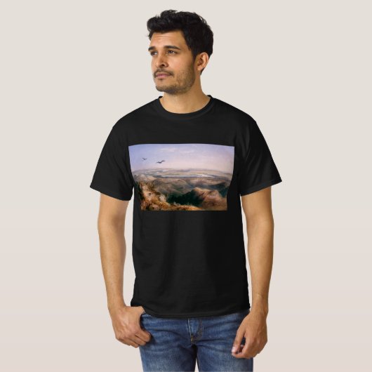 バドマーによるイエローストーンとミズーリの接合 Tシャツ (正面フル)