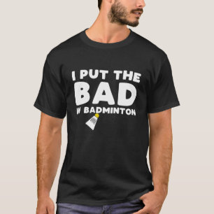 バドミおもしろいントンのスローガンTシャツ Tシャツ