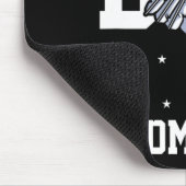 バドミントンおもしろいデザイン- BadminでIch Bin Dasが不良 マウスパッド (コーナー)