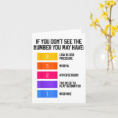 バドミントンおもしろいミームスユーモアのあるトルバーディ カード (黄色い花)