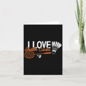 バドミントンおもしろいユーモアのスマッシュシャトルバーディスポーツ2 カード (正面)