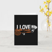 バドミントンおもしろいユーモアのスマッシュシャトルバーディスポーツ2 カード (黄色い花)