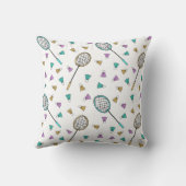 バドミントンお洒落手描きレイクチバディ クッション (裏面)