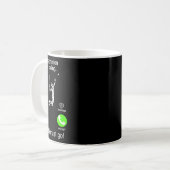 バドミントンがお呼びです  コーヒーマグカップ (正面左)