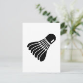 バドミントンのアイコン ポストカード (スタンド正面)