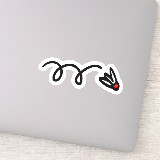 バドミントンのシャトルコンタービニールのシール シール (詳細)