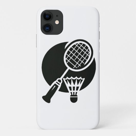 バドミントンのデザイン Case-Mate iPhoneケース (裏面)