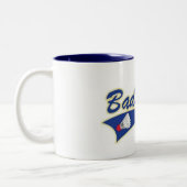 バドミントンのマグ ツートーンマグカップ (左)