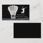 バドミントンの名刺 名刺 (正面/裏面)