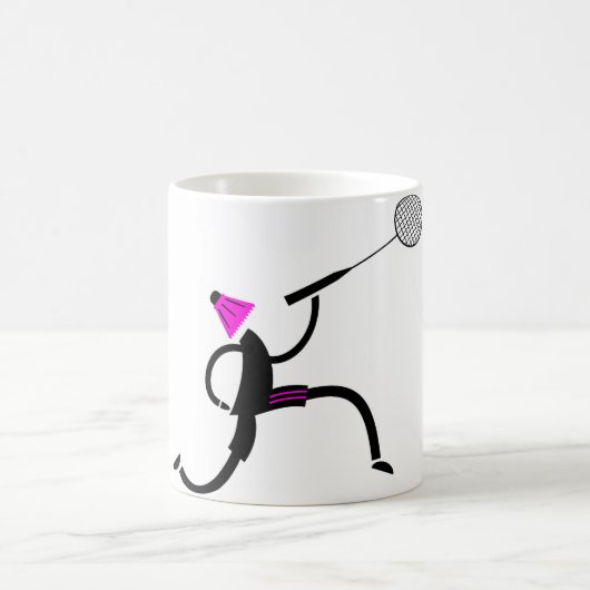 バドミントンの星 コーヒーマグカップ (中央)