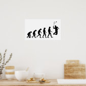 バドミントンの進化 ポスター (キッチン)