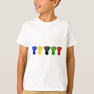 バドミントンのshuttlecockのスポーツ tシャツ