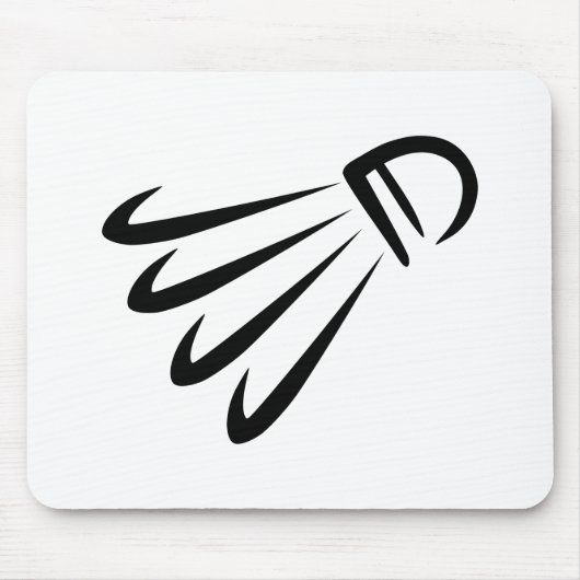 バドミントンのshuttlecock マウスパッド (正面)