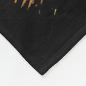 バドミントンもしカウントでシャトルバス1に乗る フリースブランケット (角)