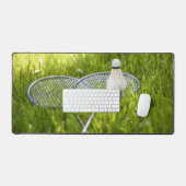 バドミントンを移動に設定 デスクマット (キーボード&マウス)