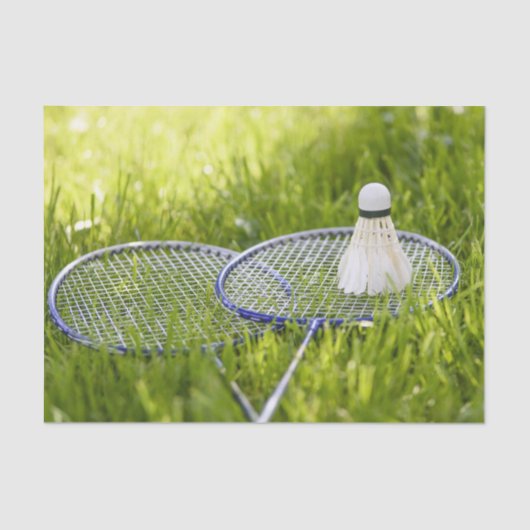 バドミントンを移動に設定 薄葉紙 (正面)