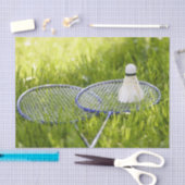 バドミントンを移動に設定 薄葉紙 (クラフト)