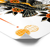 バドミントンイーグル ポスター (角)