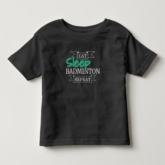 バドミントンギフト トドラーTシャツ (正面)