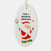 バドミントンクリスマスコレクション可能なセラミックオーナメント セラミックオーナメント (右)