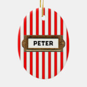 バドミントンクリスマスコレクション セラミックオーナメント (裏面)