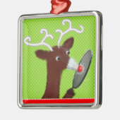 バドミントンクリスマスコレクション メタルオーナメント (左)