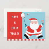 バドミントンクリスマス シーズンポストカード (正面/裏面)