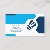 バドミントンコーチ 名刺 (裏面)