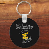 バドミントンシック#4 キーホルダー (正面)