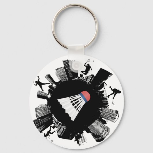 バドミントンシティ キーホルダー (正面)