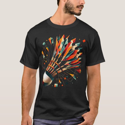 バドミントンシャトルコック Tシャツ (正面)