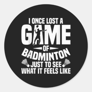 バドミントンシャトルワンシャトルプレイヤー失ったバドミント ラウンドシール